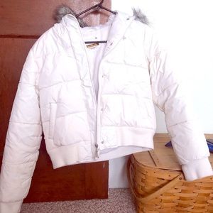 White winter coat